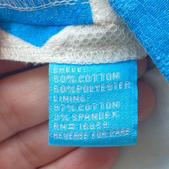 J.McLaughlin Womens Adele Midi Skirt Size 12 Hammam Tile Blue White Pockets - Picture 8 of 12